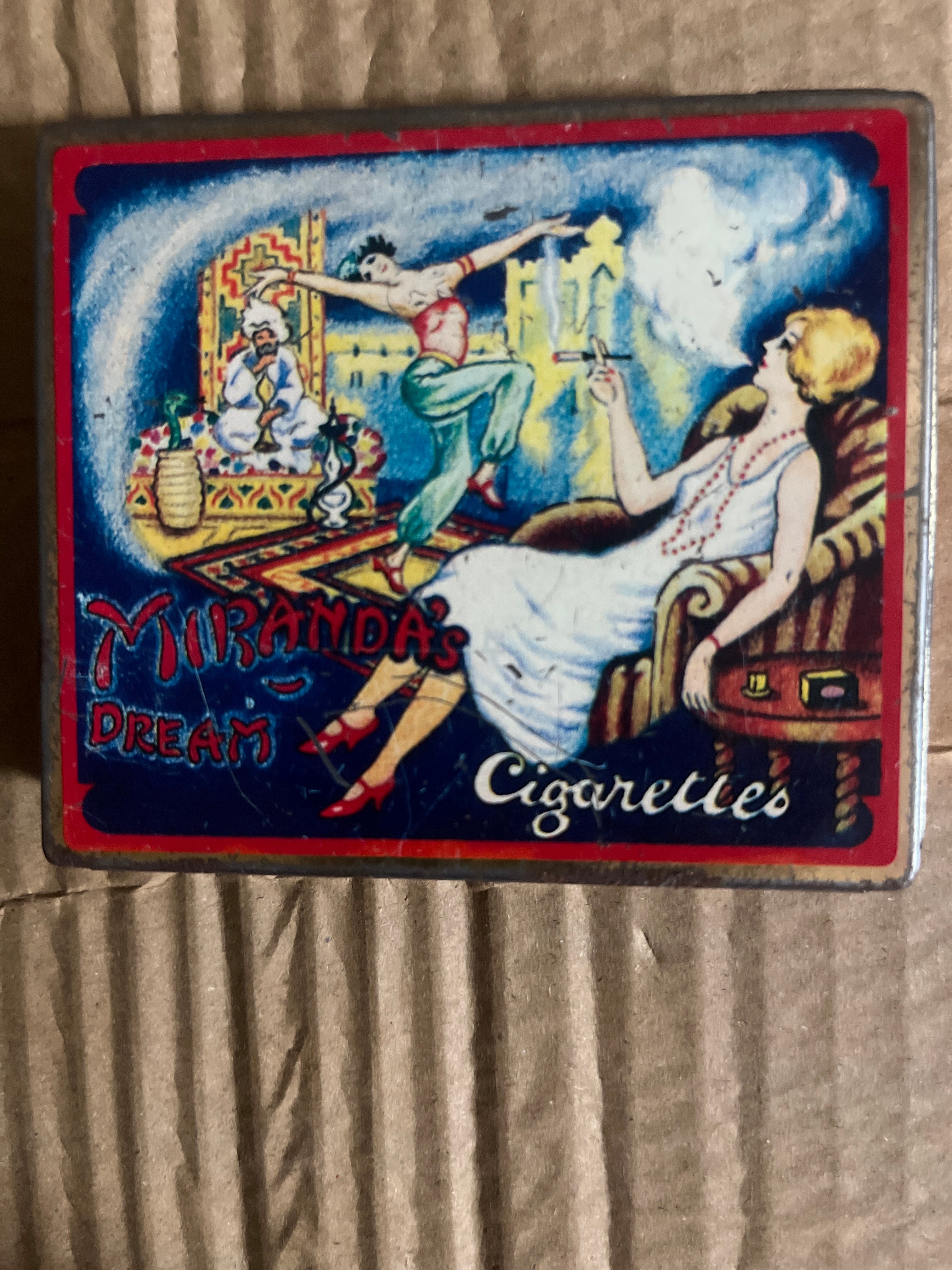 Collector cigarette tin