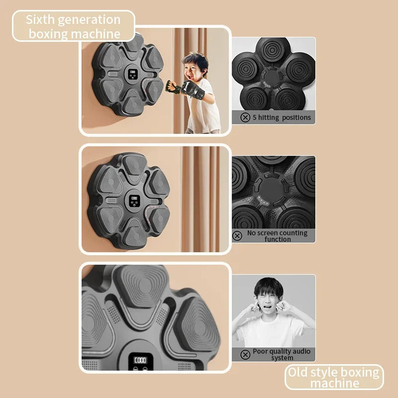 New Sports Smart Music Boxing Machine Adult/Children